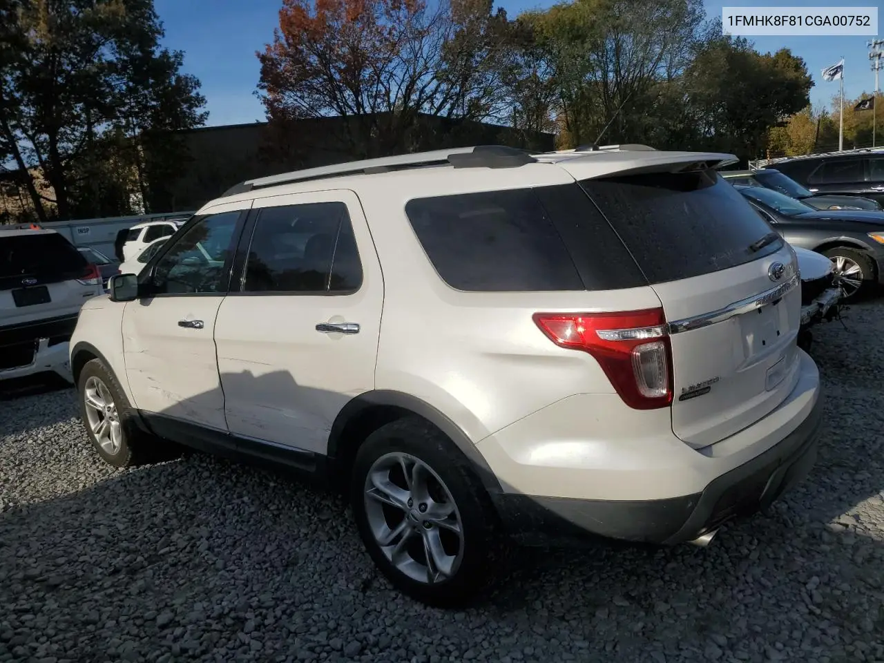 1FMHK8F81CGA00752 2012 Ford Explorer Limited