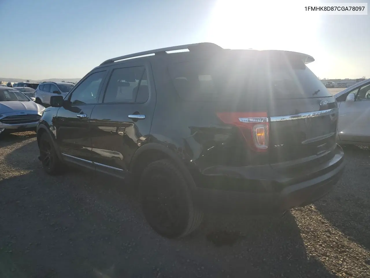 1FMHK8D87CGA78097 2012 Ford Explorer Xlt