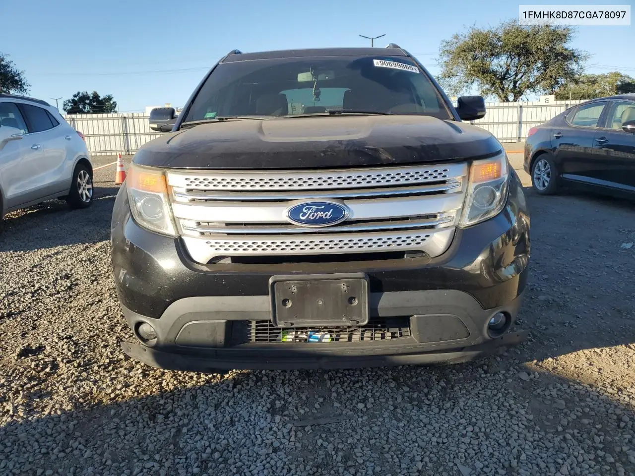 1FMHK8D87CGA78097 2012 Ford Explorer Xlt