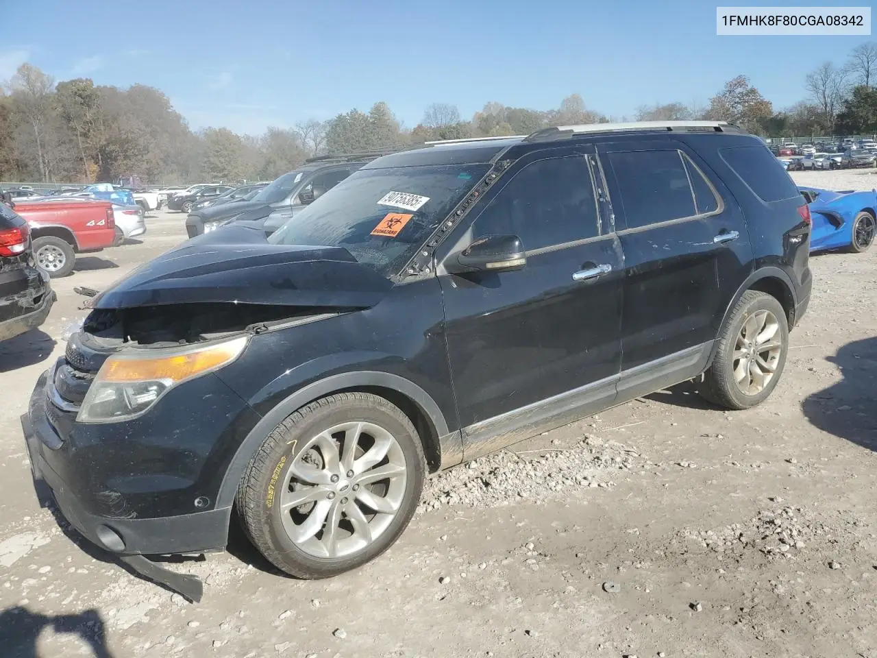 1FMHK8F80CGA08342 2012 Ford Explorer Limited