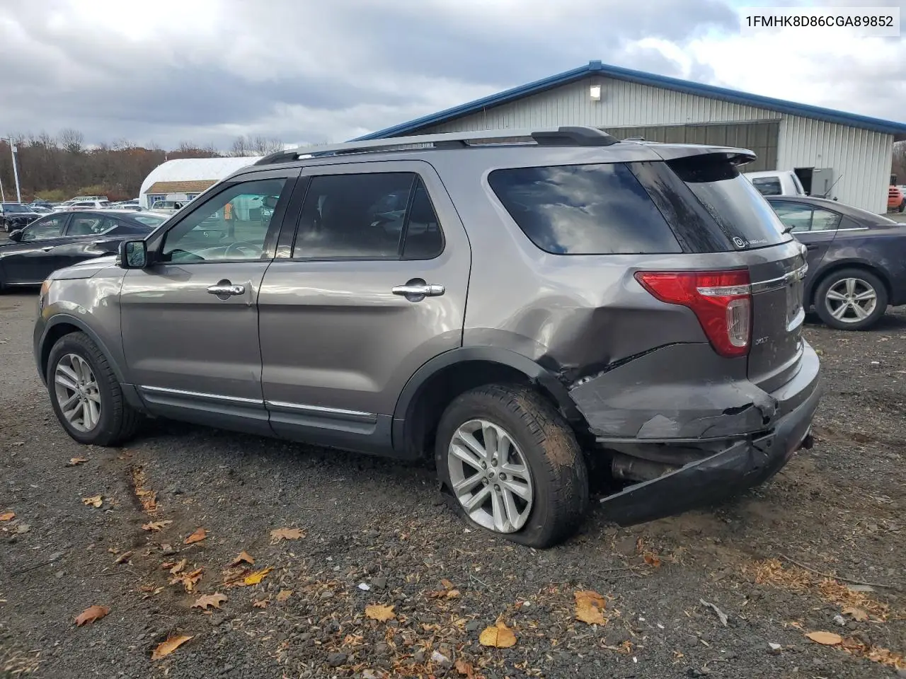 1FMHK8D86CGA89852 2012 Ford Explorer Xlt