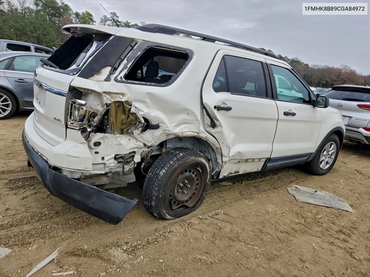 1FMHK8B89CGA84972 2012 Ford Explorer