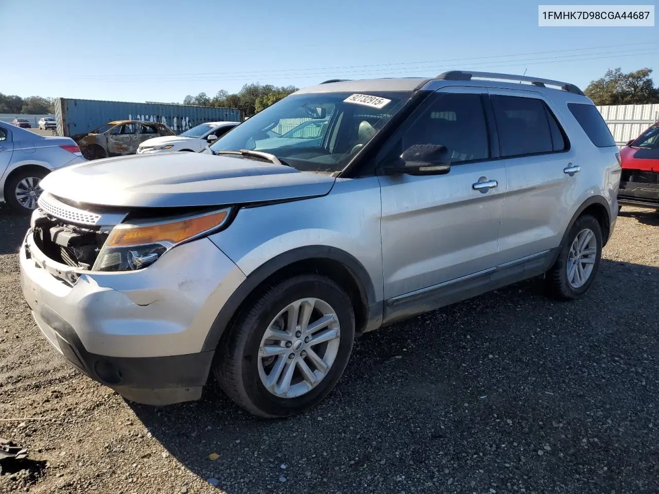 1FMHK7D98CGA44687 2012 Ford Explorer Xlt