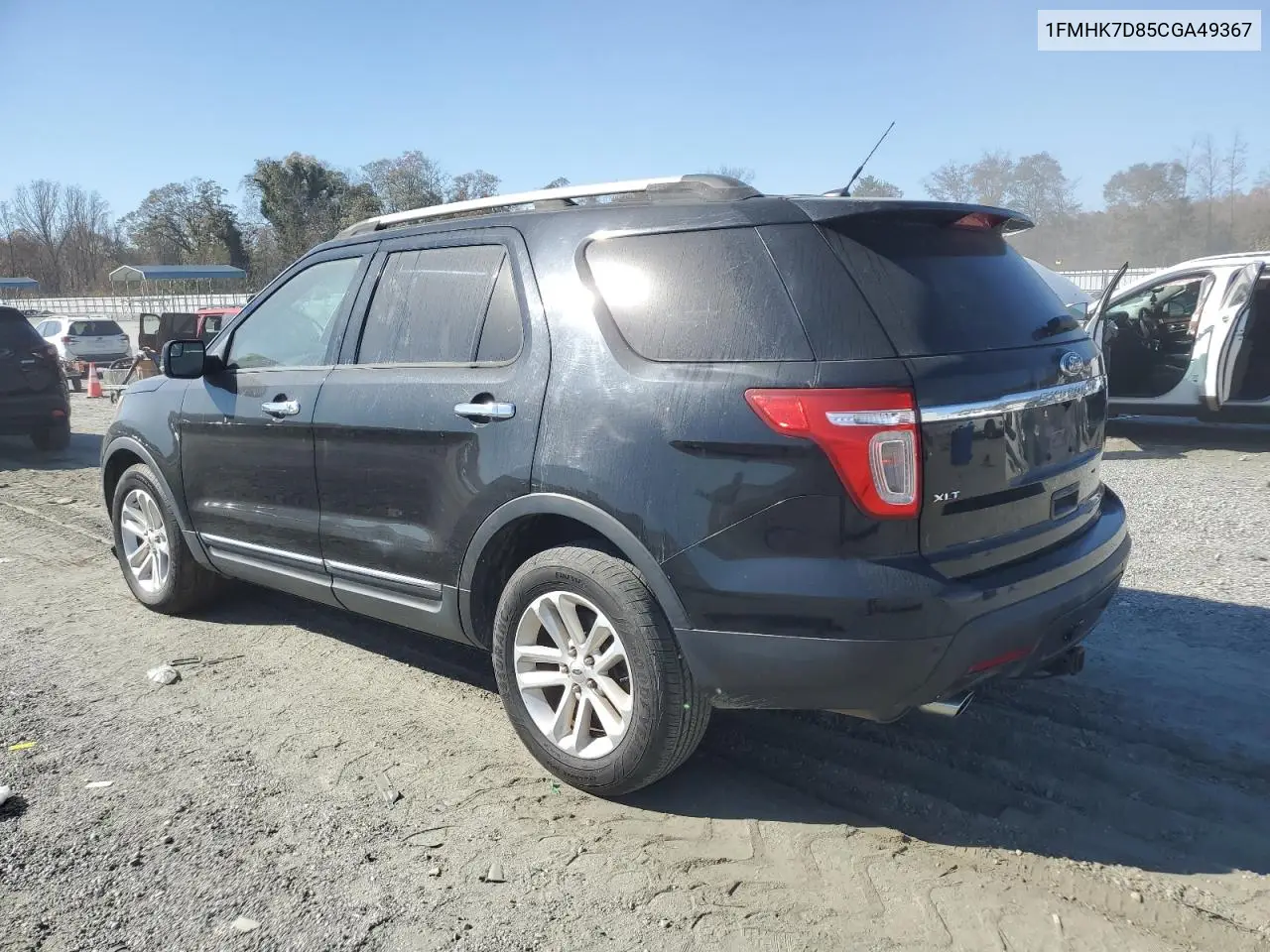 1FMHK7D85CGA49367 2012 Ford Explorer Xlt