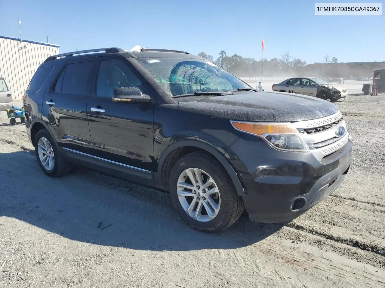1FMHK7D85CGA49367 2012 Ford Explorer Xlt