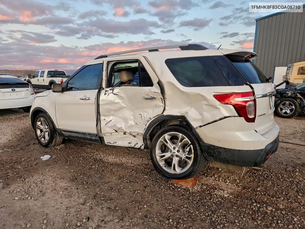 1FMHK8F83CGA08710 2012 Ford Explorer Limited