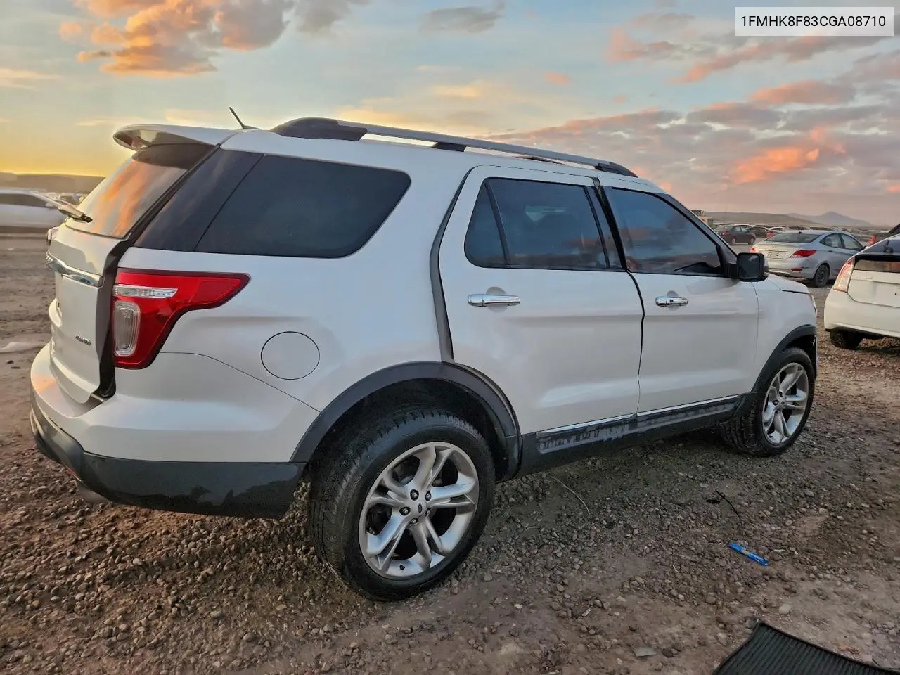 1FMHK8F83CGA08710 2012 Ford Explorer Limited