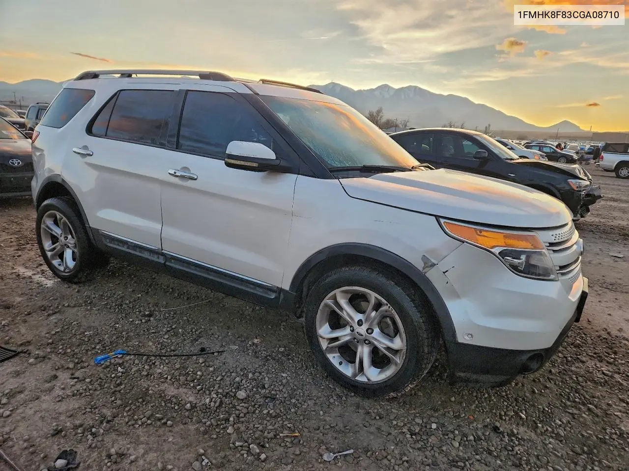 1FMHK8F83CGA08710 2012 Ford Explorer Limited