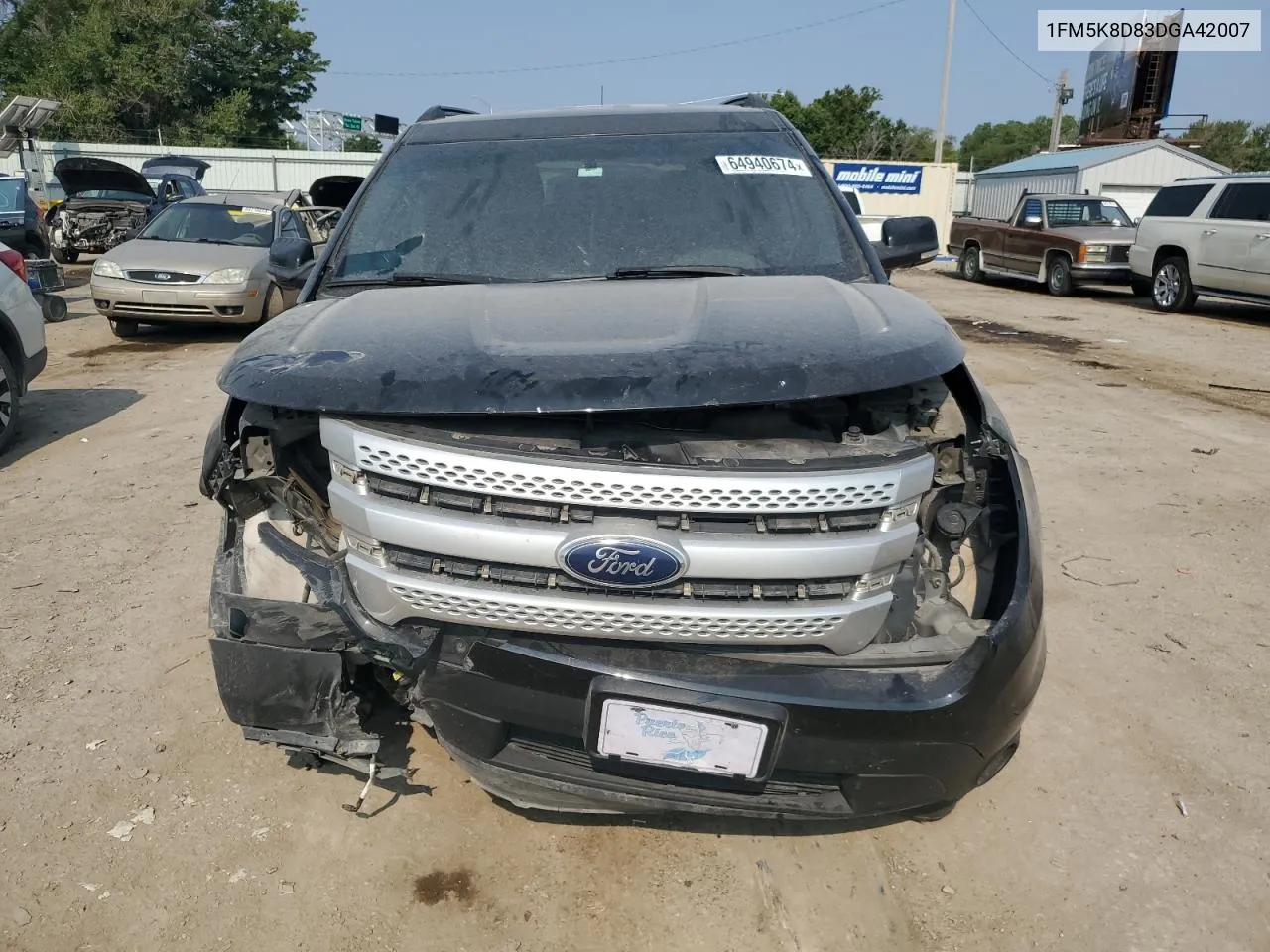 1FM5K8D83DGA42007 2013 Ford Explorer Xlt