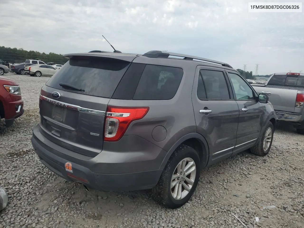 2013 Ford Explorer Xlt VIN: 1FM5K8D87DGC06326 Lot: 72576584