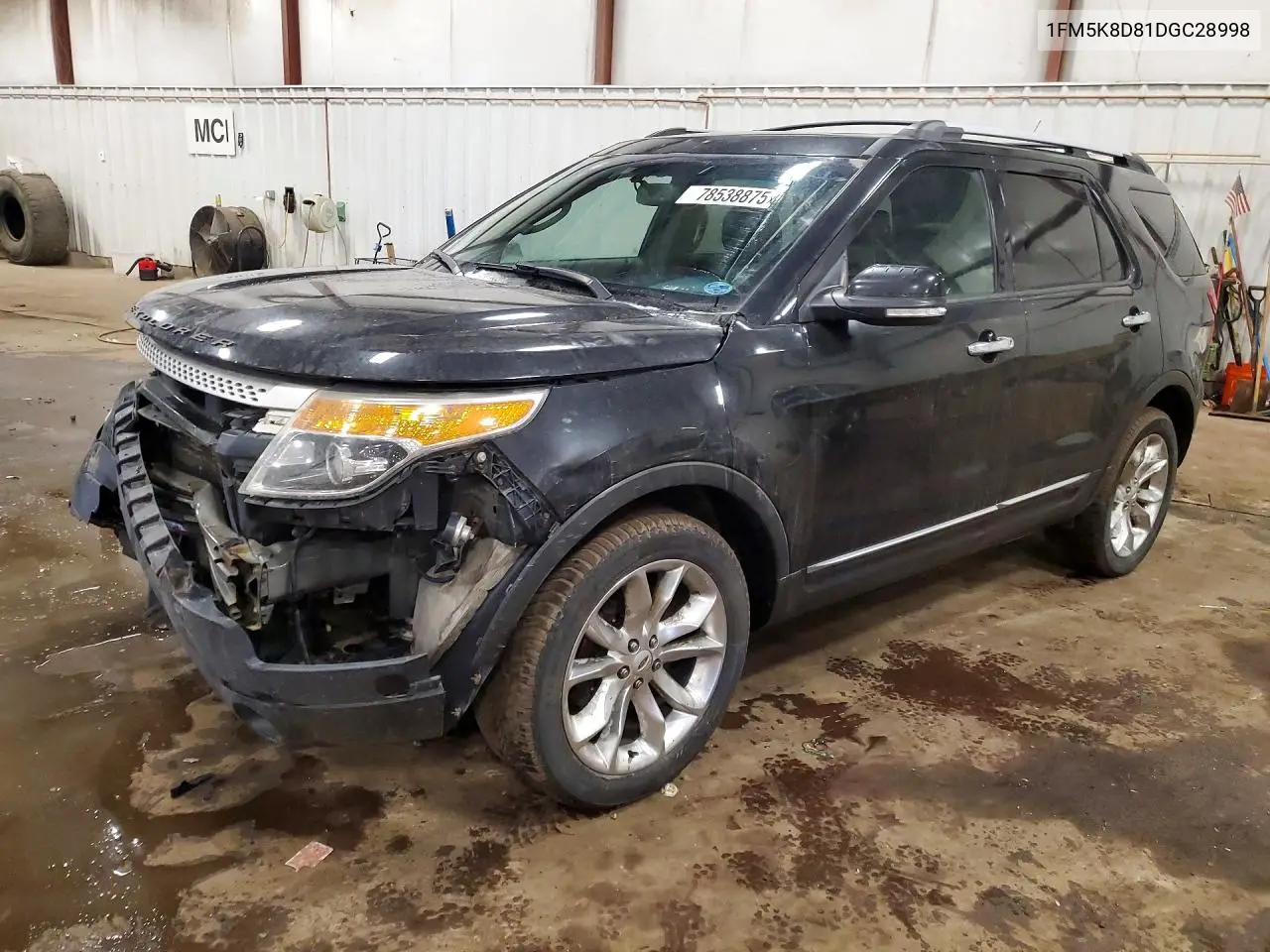 1FM5K8D81DGC28998 2013 Ford Explorer Xlt