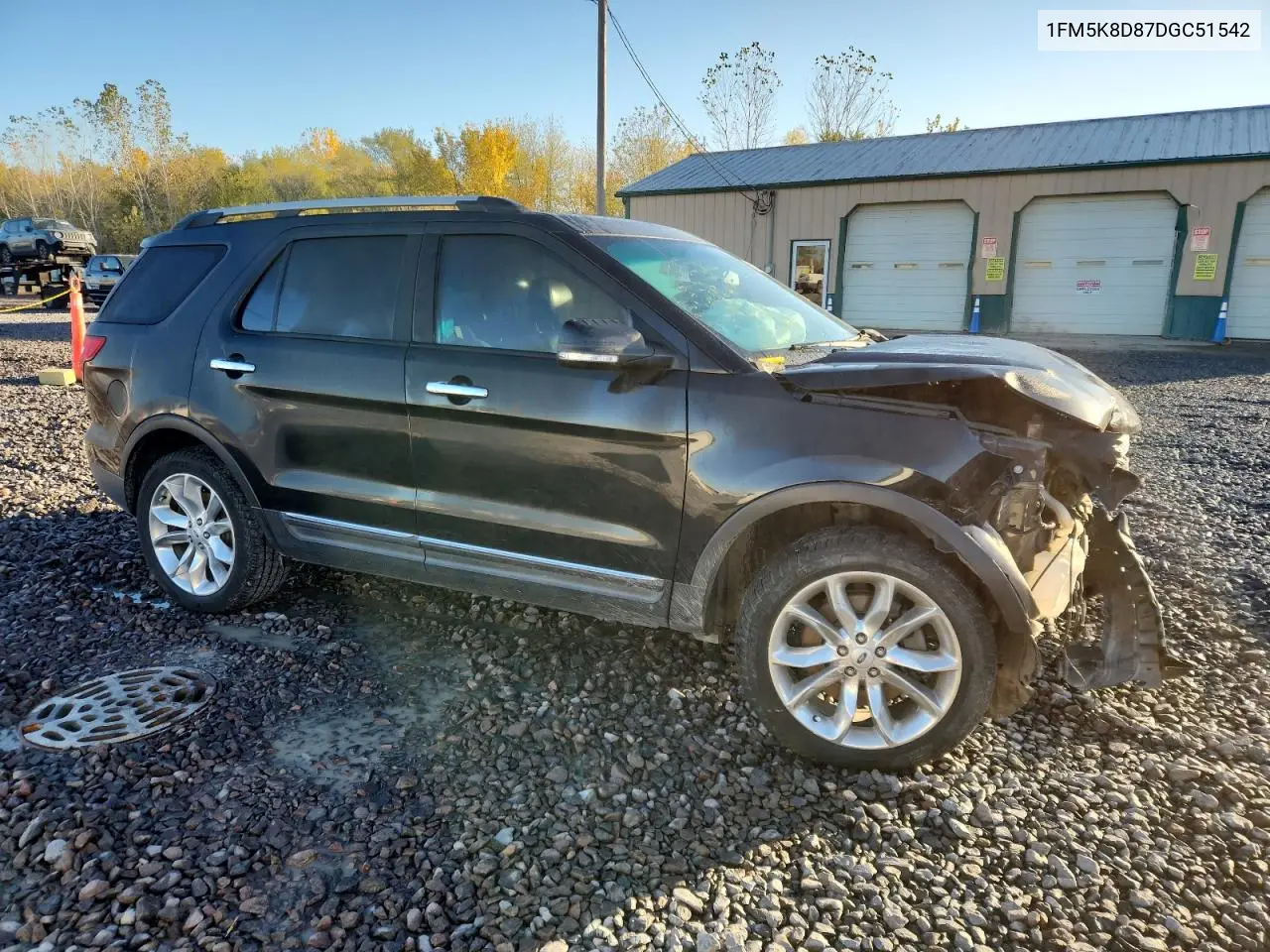 1FM5K8D87DGC51542 2013 Ford Explorer Xlt