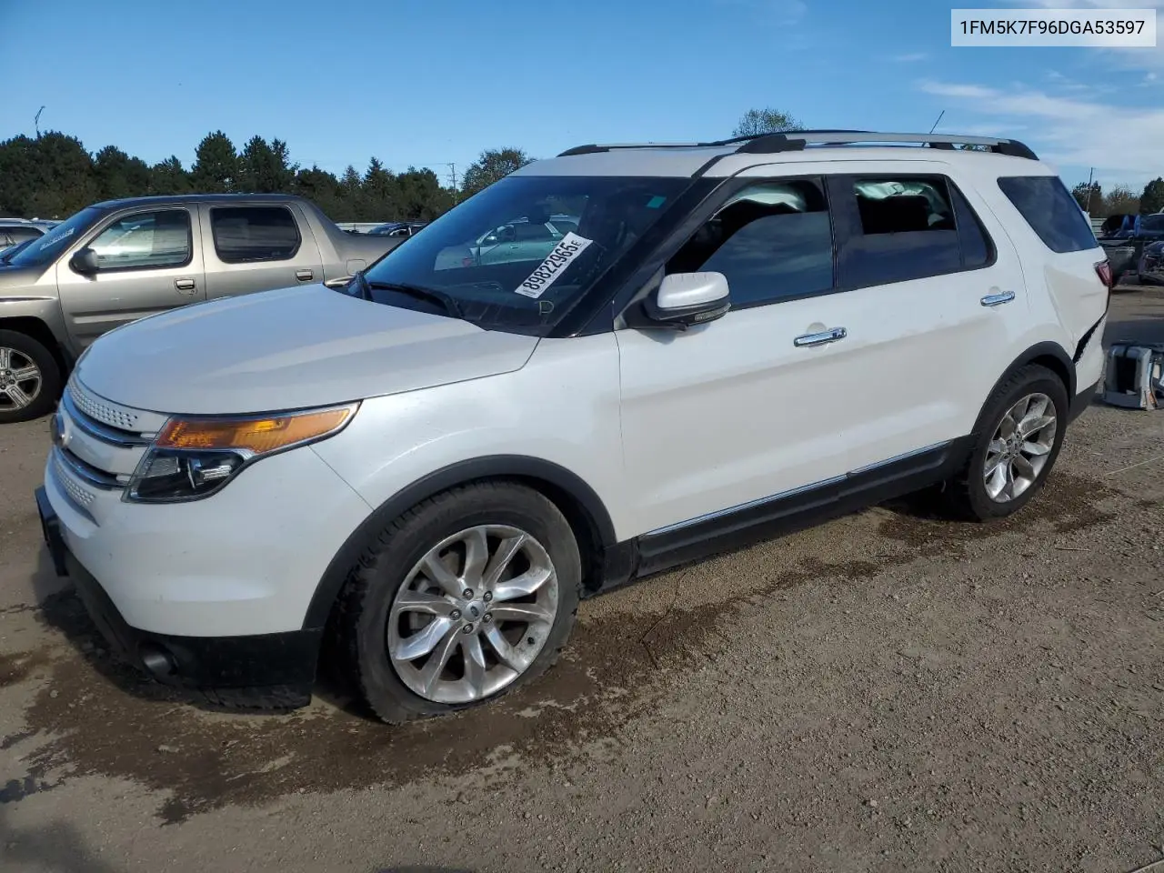 1FM5K7F96DGA53597 2013 Ford Explorer Limited