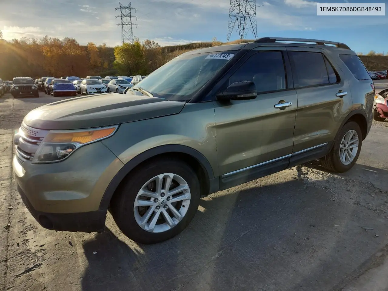 1FM5K7D86DGB48493 2013 Ford Explorer Xlt