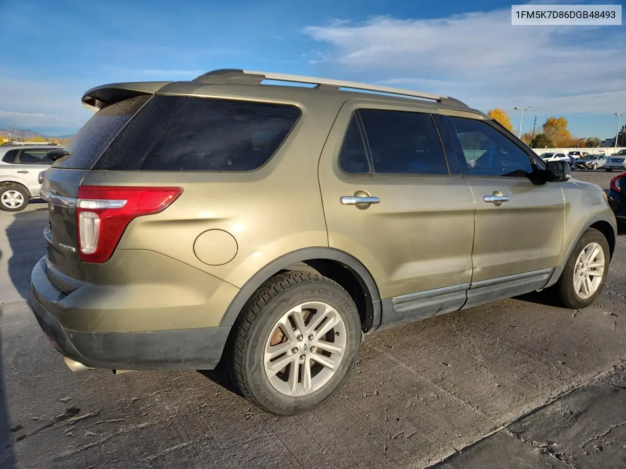 1FM5K7D86DGB48493 2013 Ford Explorer Xlt