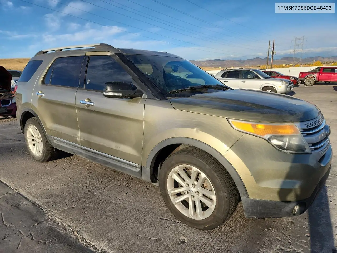 1FM5K7D86DGB48493 2013 Ford Explorer Xlt