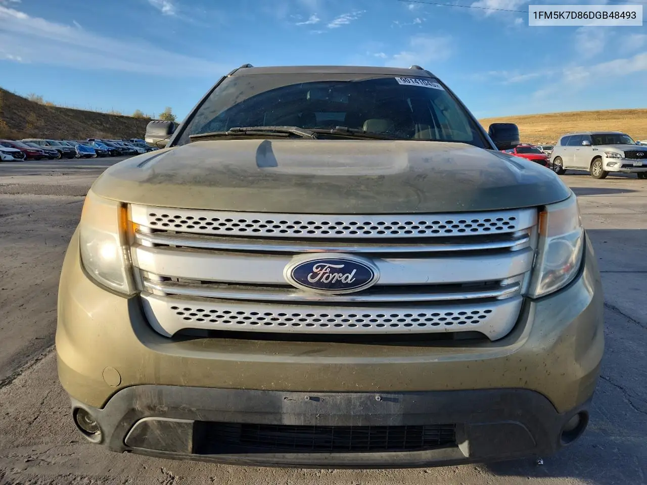 1FM5K7D86DGB48493 2013 Ford Explorer Xlt
