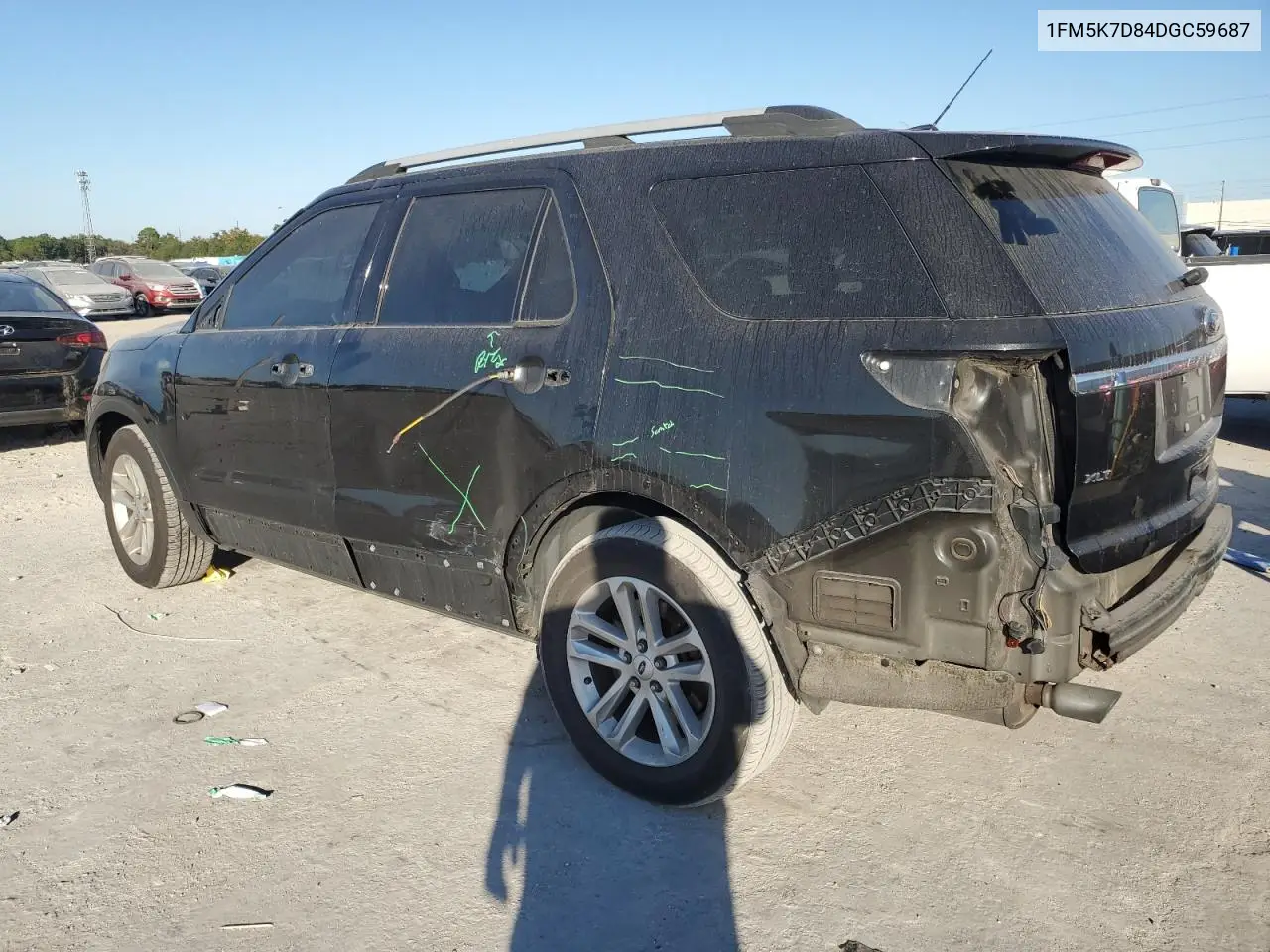 1FM5K7D84DGC59687 2013 Ford Explorer Xlt