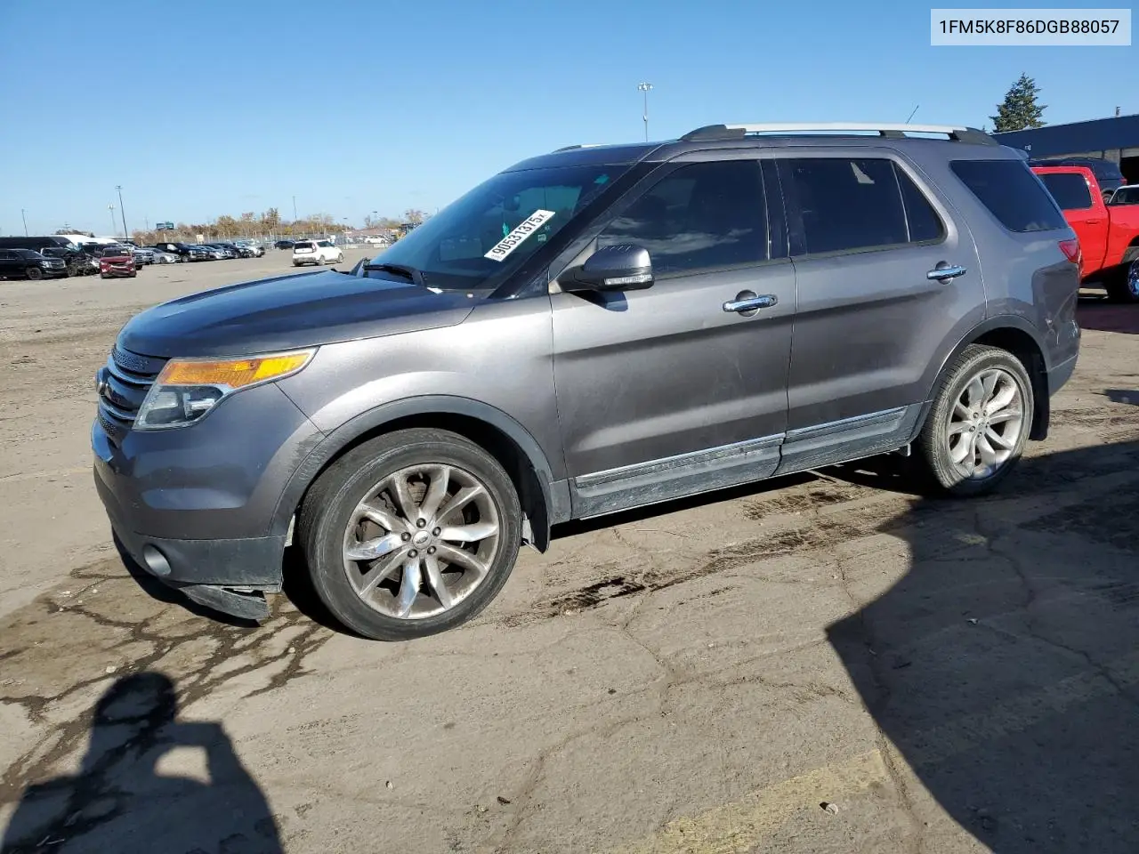 1FM5K8F86DGB88057 2013 Ford Explorer Limited