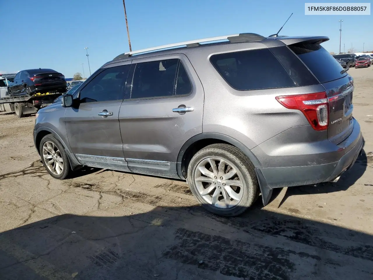 1FM5K8F86DGB88057 2013 Ford Explorer Limited