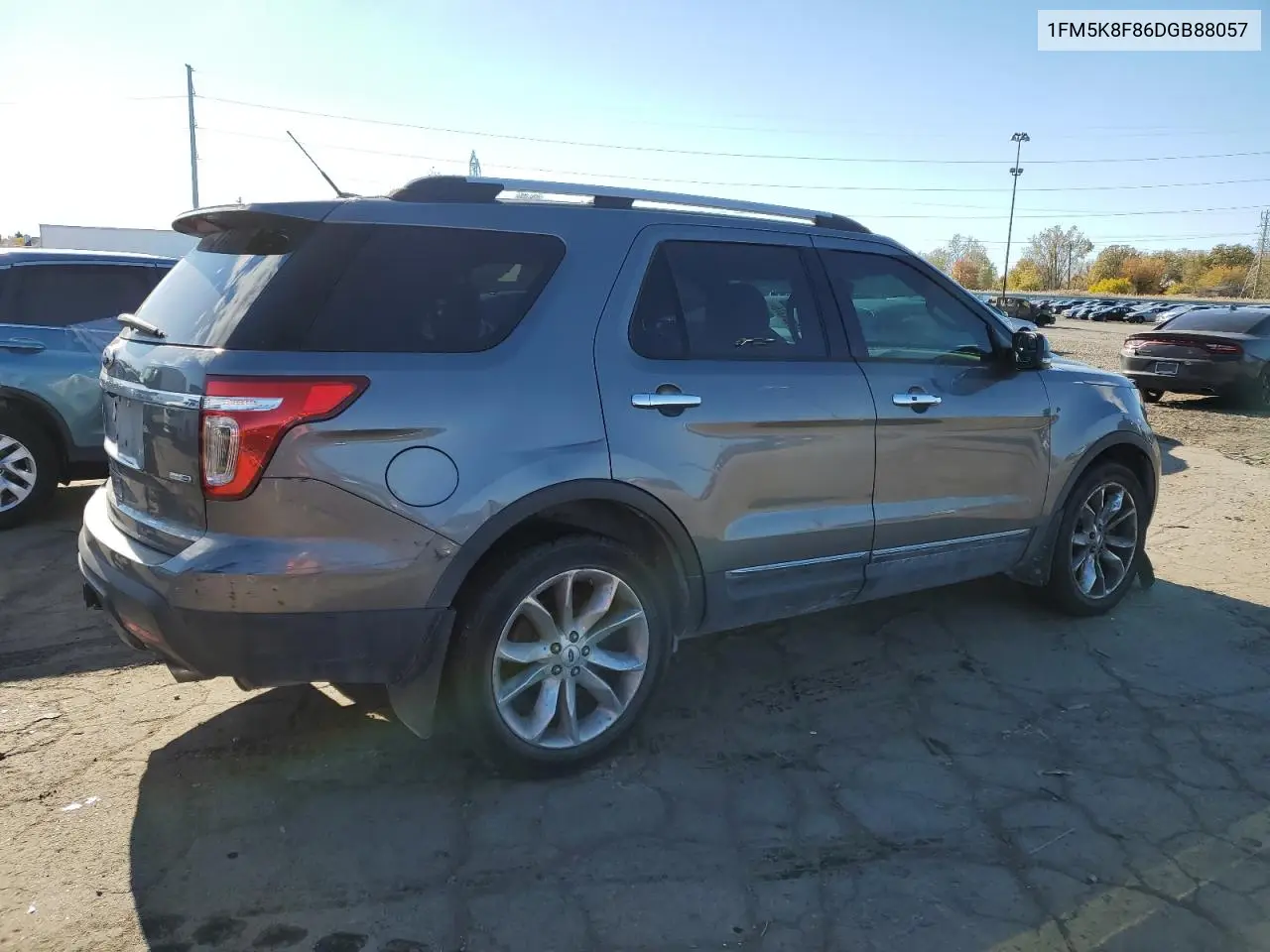 1FM5K8F86DGB88057 2013 Ford Explorer Limited