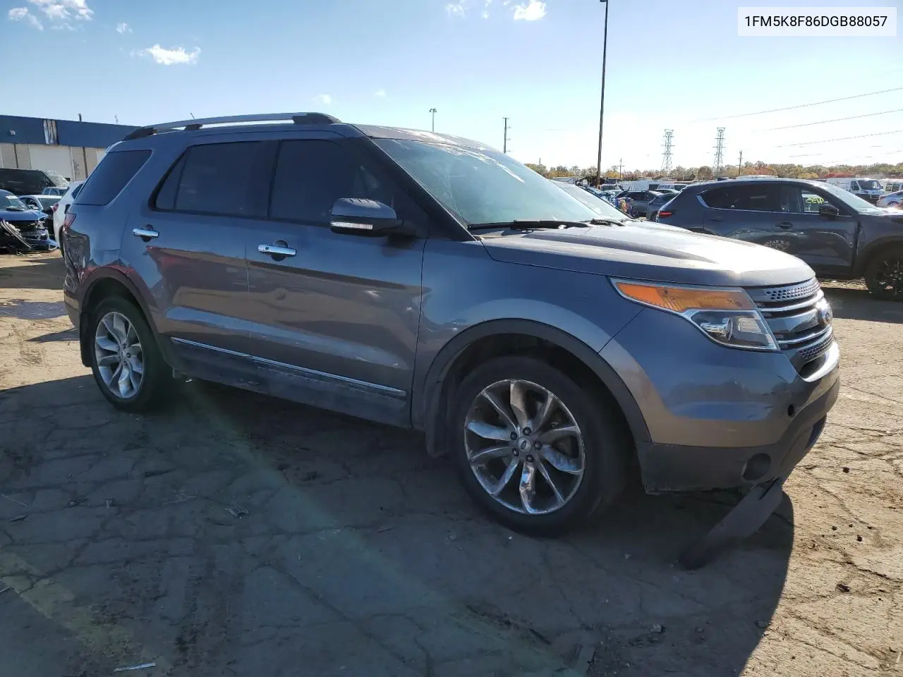 1FM5K8F86DGB88057 2013 Ford Explorer Limited