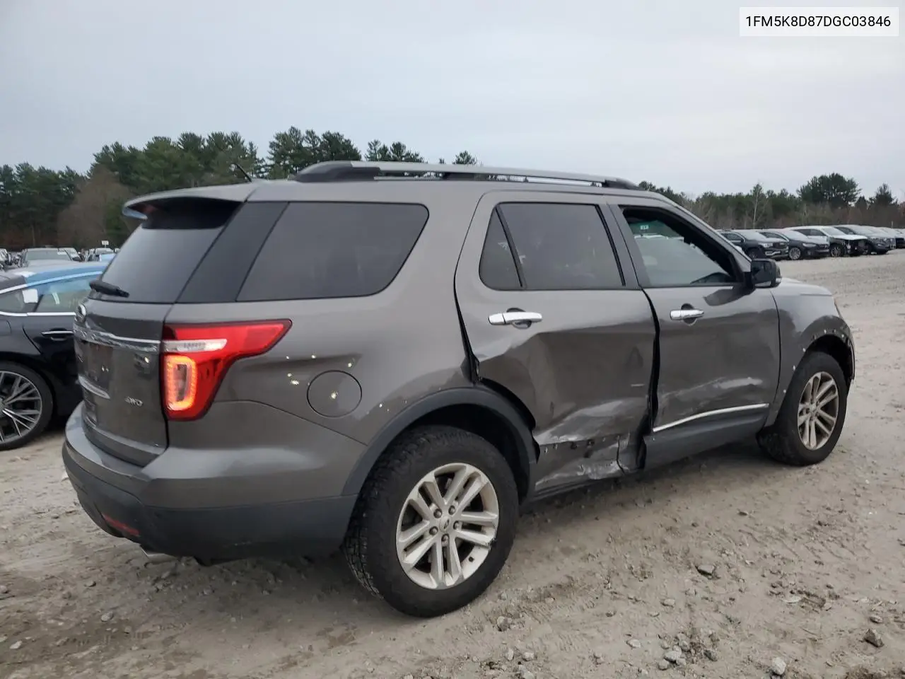 1FM5K8D87DGC03846 2013 Ford Explorer Xlt
