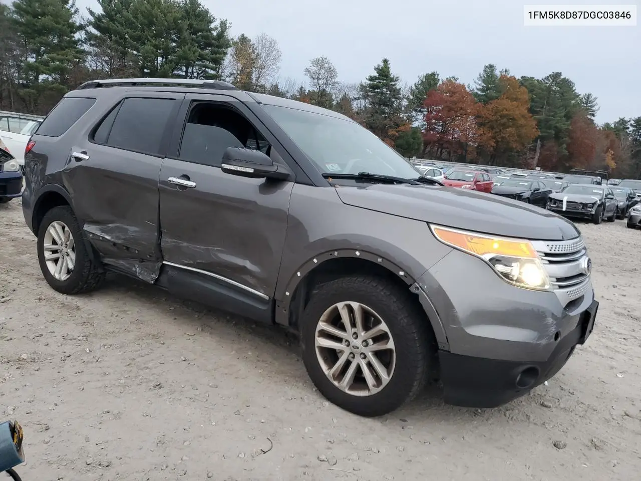 1FM5K8D87DGC03846 2013 Ford Explorer Xlt