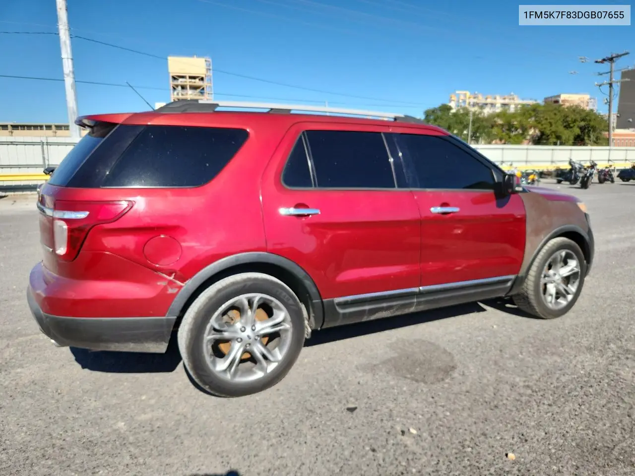 1FM5K7F83DGB07655 2013 Ford Explorer Limited