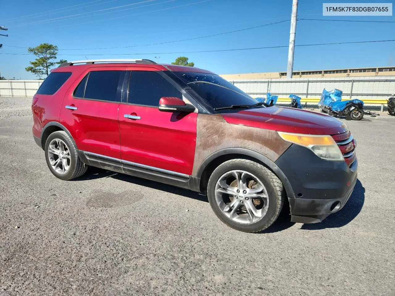 1FM5K7F83DGB07655 2013 Ford Explorer Limited