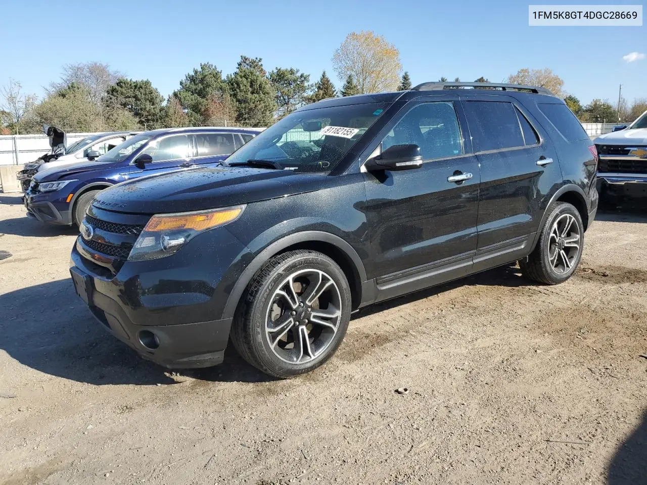 1FM5K8GT4DGC28669 2013 Ford Explorer Sport