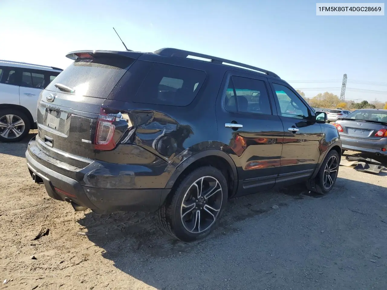 1FM5K8GT4DGC28669 2013 Ford Explorer Sport