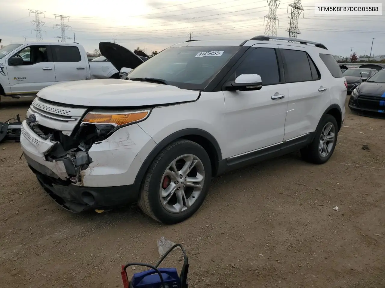 1FM5K8F87DGB05588 2013 Ford Explorer Limited