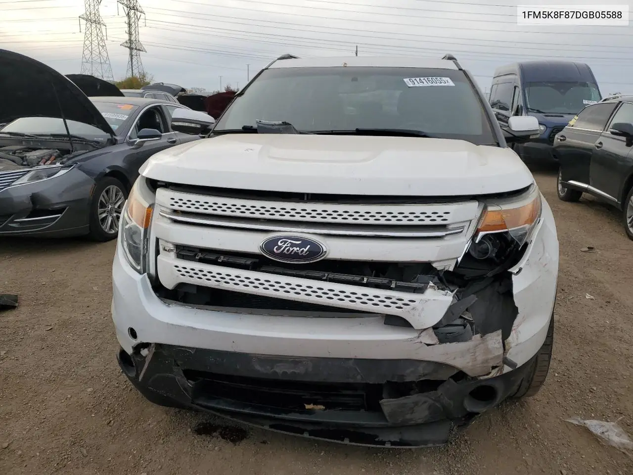 1FM5K8F87DGB05588 2013 Ford Explorer Limited