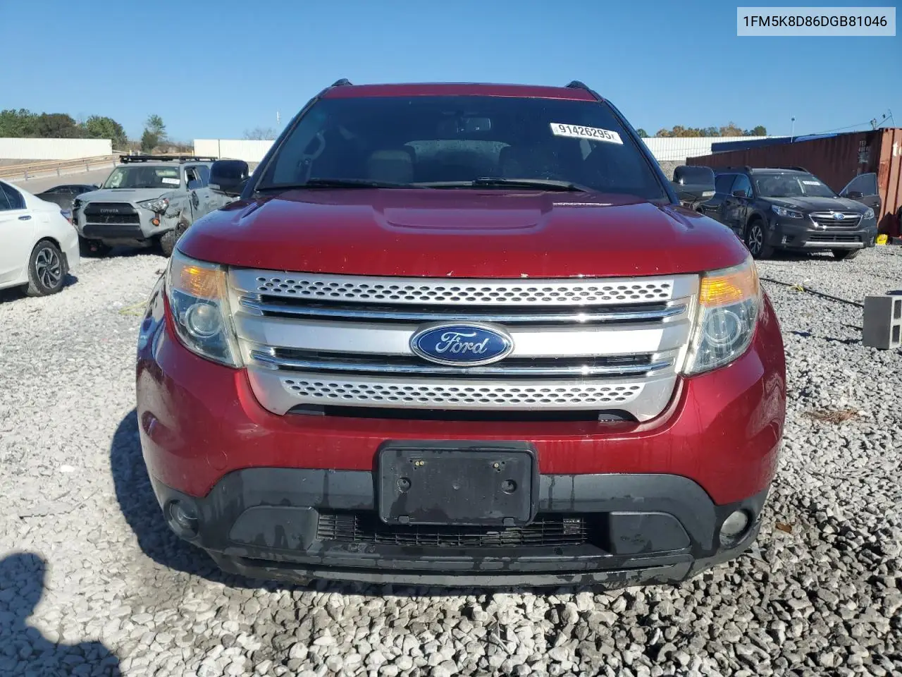 1FM5K8D86DGB81046 2013 Ford Explorer Xlt