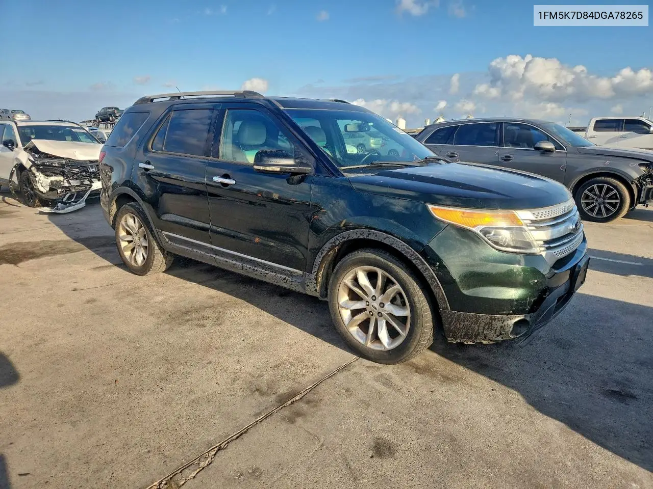 1FM5K7D84DGA78265 2013 Ford Explorer Xlt