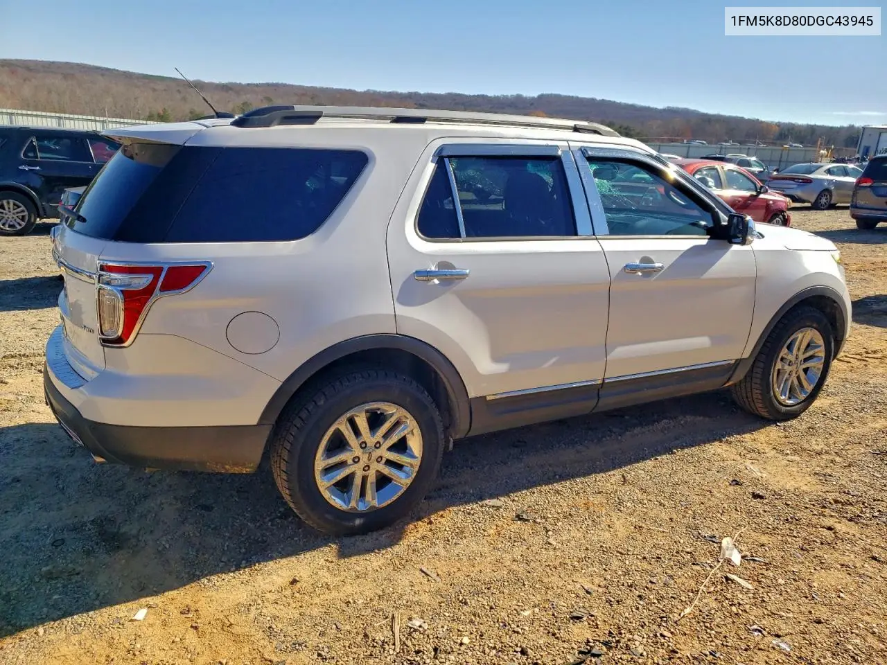 1FM5K8D80DGC43945 2013 Ford Explorer Xlt