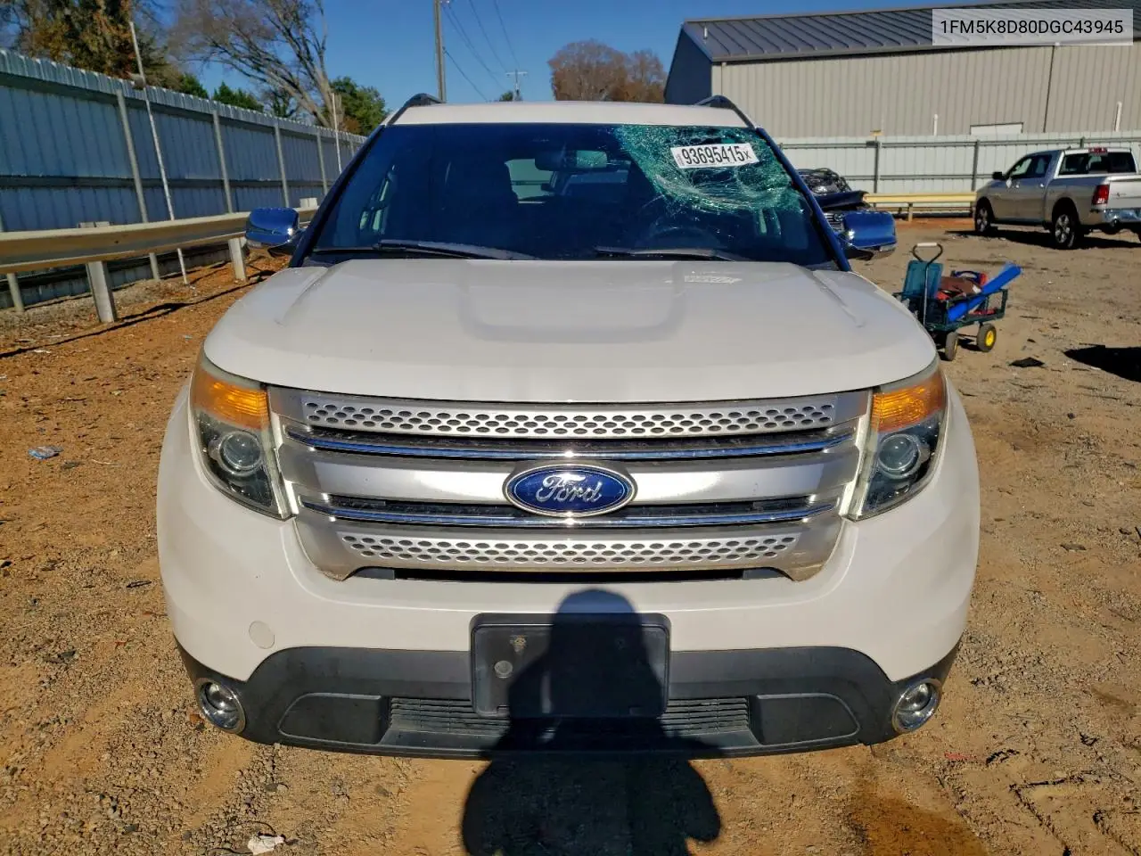 1FM5K8D80DGC43945 2013 Ford Explorer Xlt