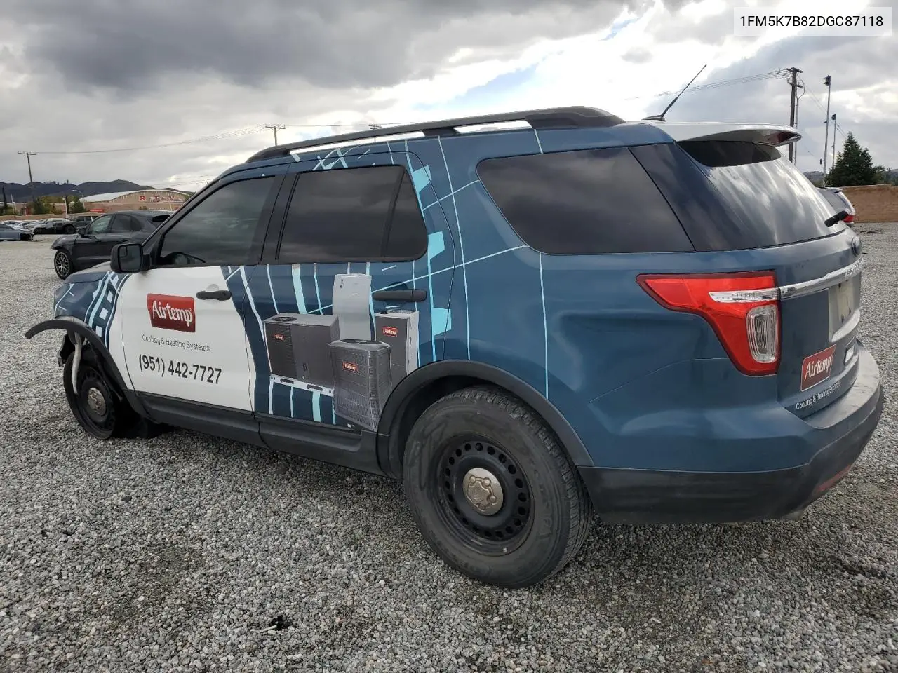 1FM5K7B82DGC87118 2013 Ford Explorer