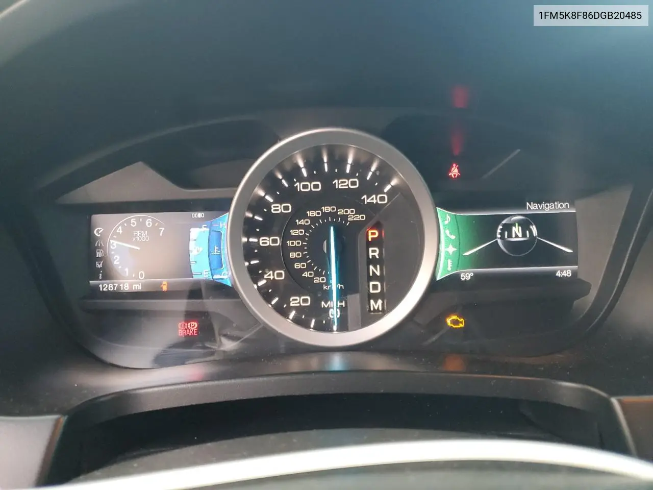 1FM5K8F86DGB20485 2013 Ford Explorer Limited