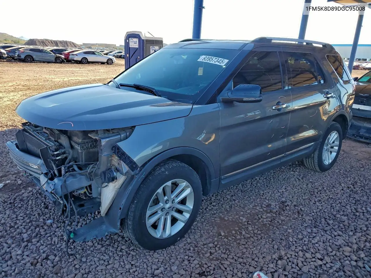 1FM5K8D89DGC95008 2013 Ford Explorer Xlt