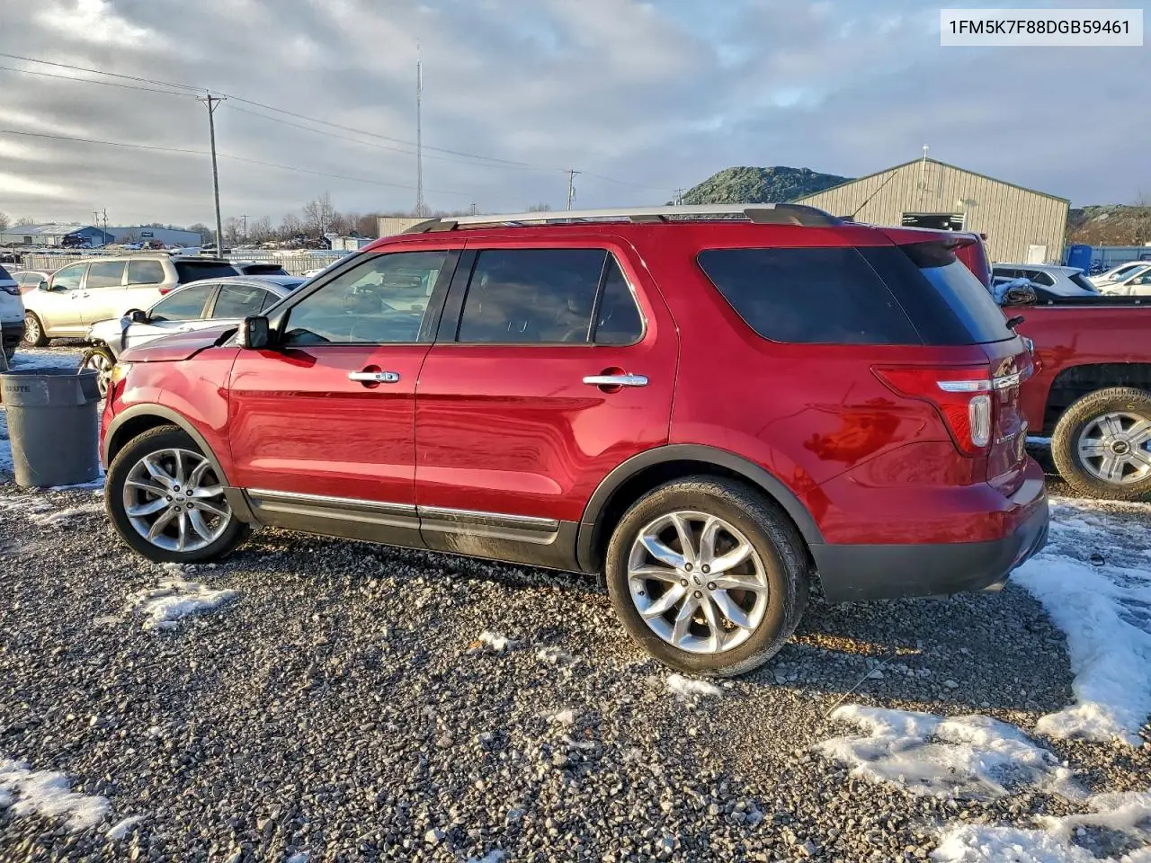 1FM5K7F88DGB59461 2013 Ford Explorer Limited