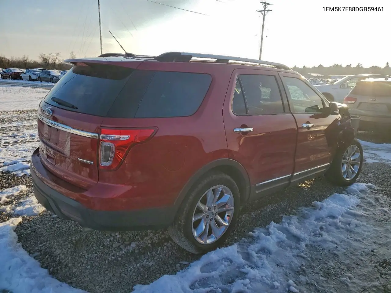 1FM5K7F88DGB59461 2013 Ford Explorer Limited