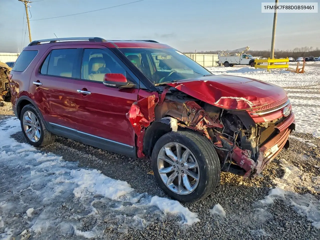 1FM5K7F88DGB59461 2013 Ford Explorer Limited