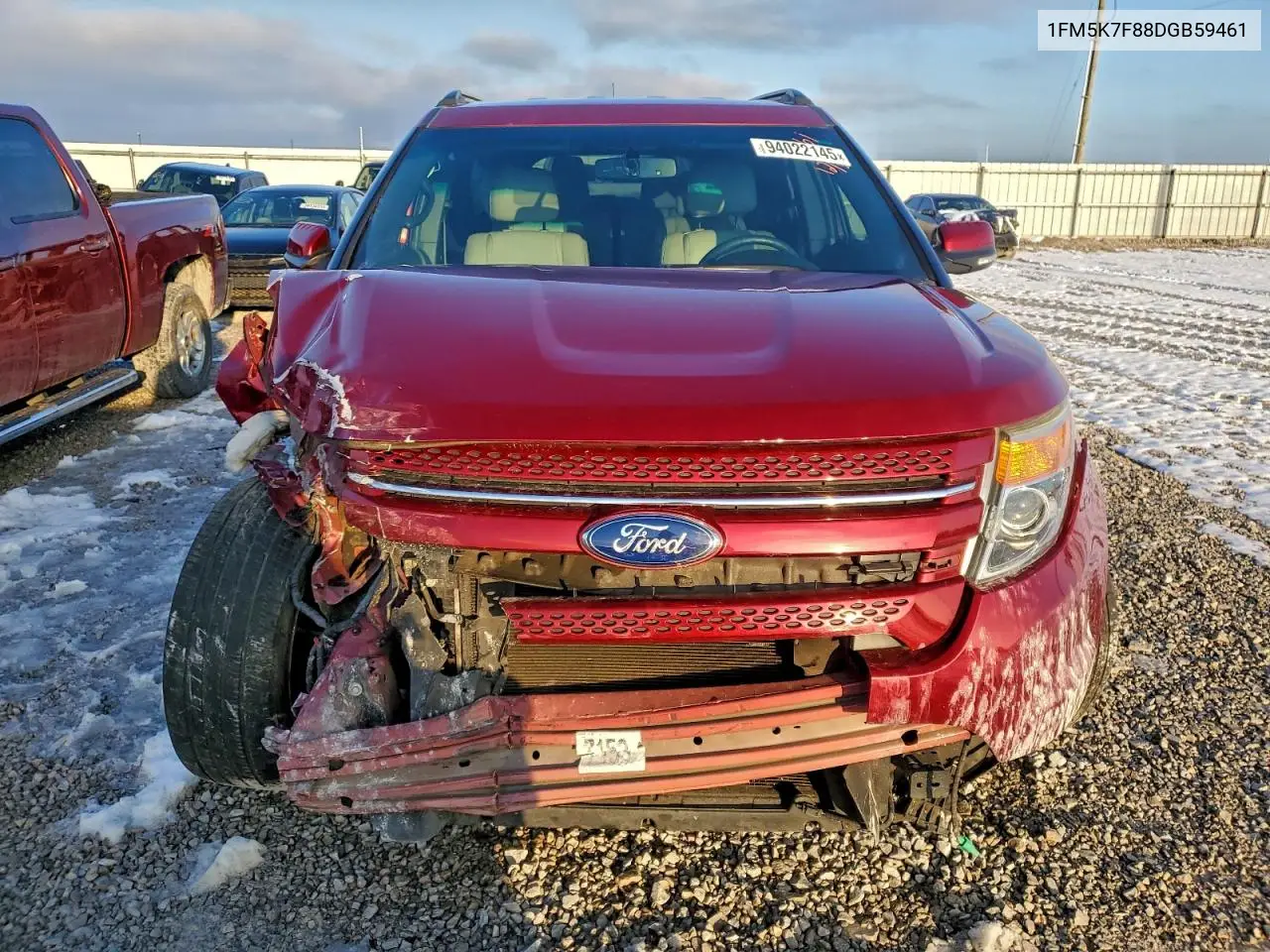 1FM5K7F88DGB59461 2013 Ford Explorer Limited