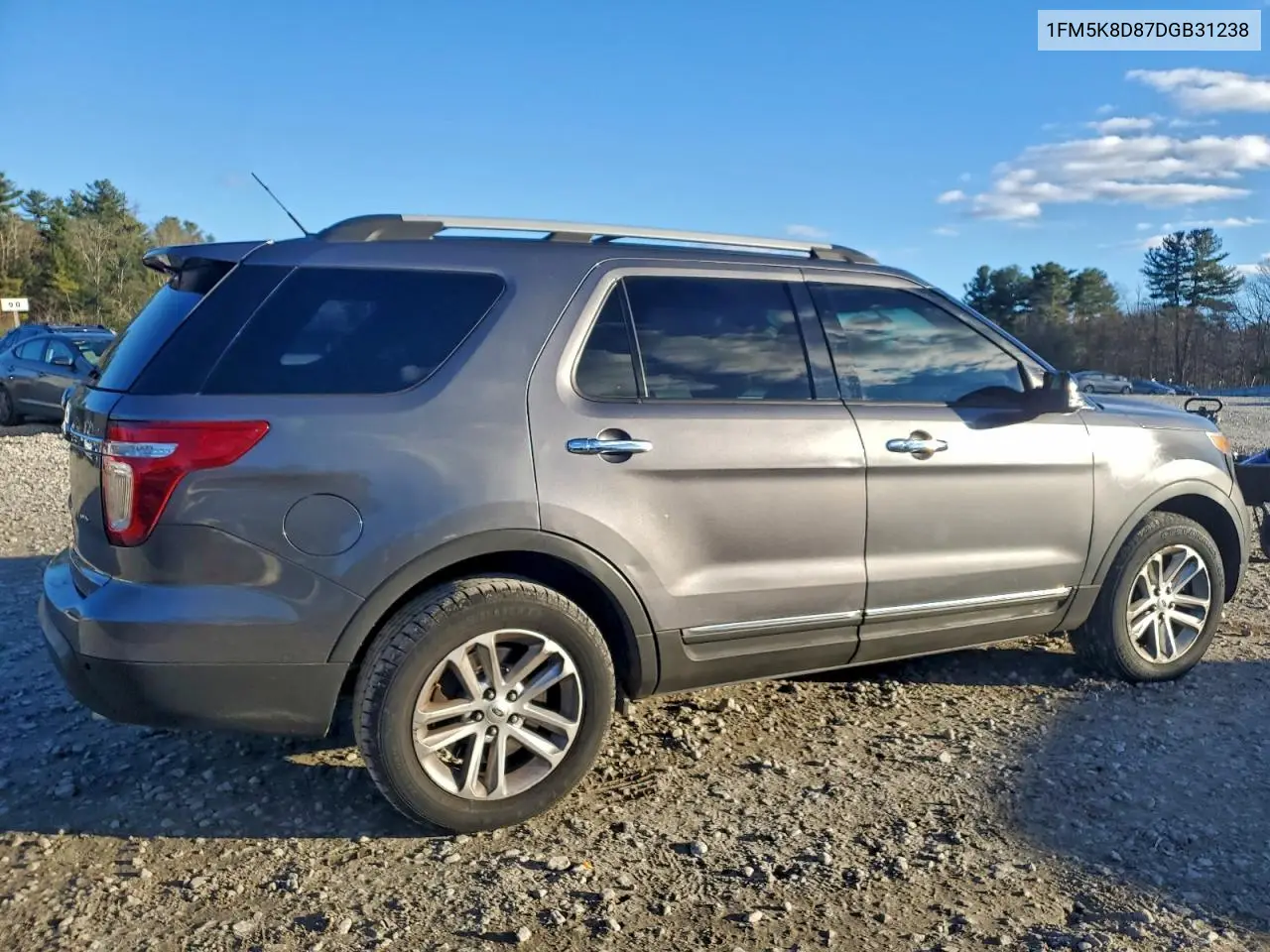 1FM5K8D87DGB31238 2013 Ford Explorer Xlt