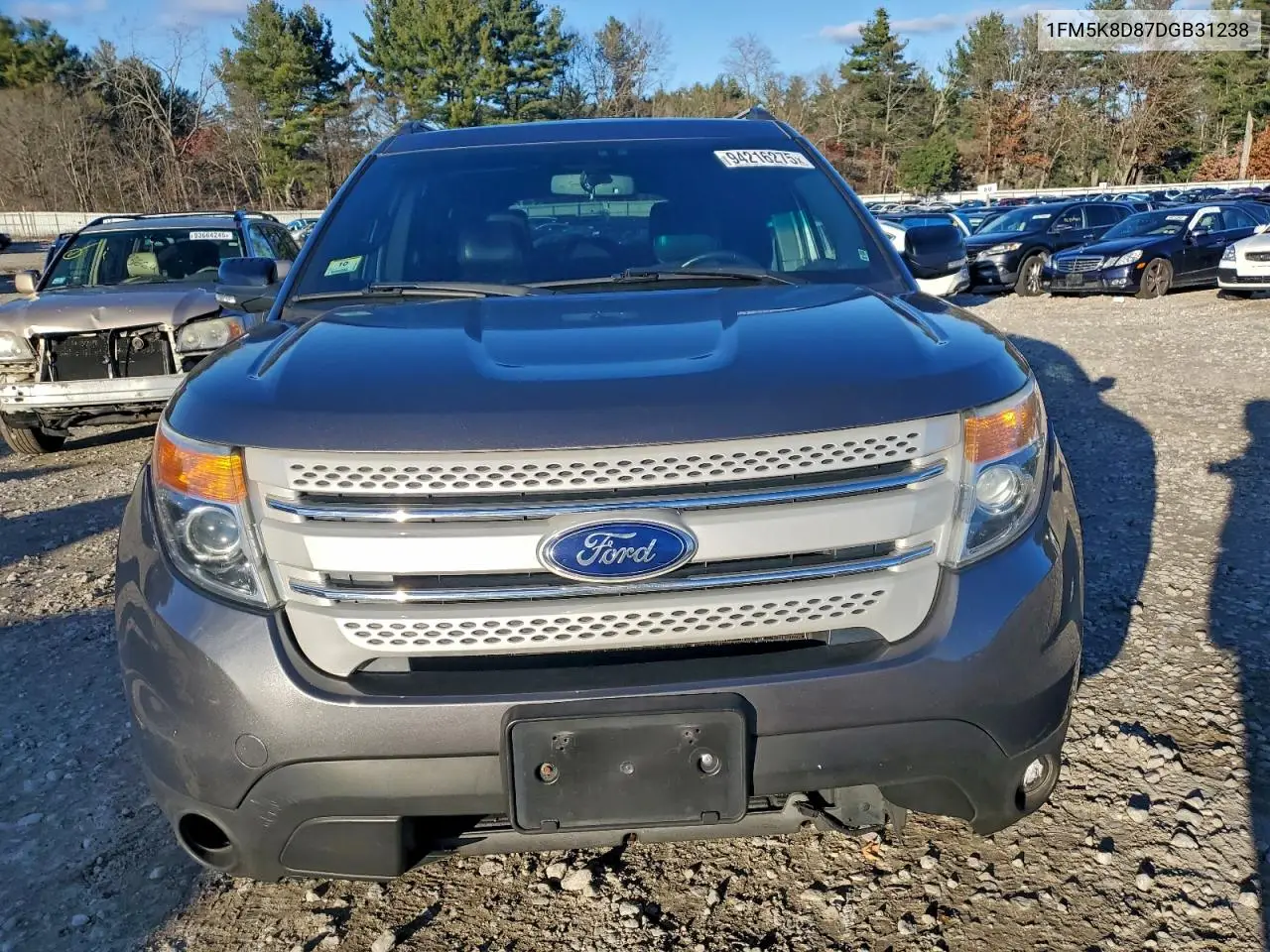 1FM5K8D87DGB31238 2013 Ford Explorer Xlt