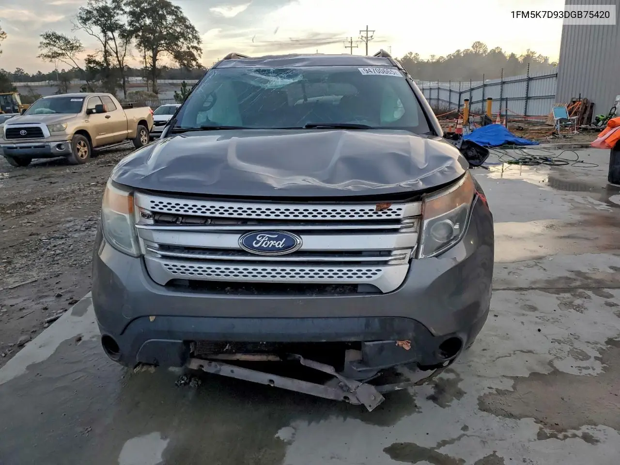 1FM5K7D93DGB75420 2013 Ford Explorer Xlt