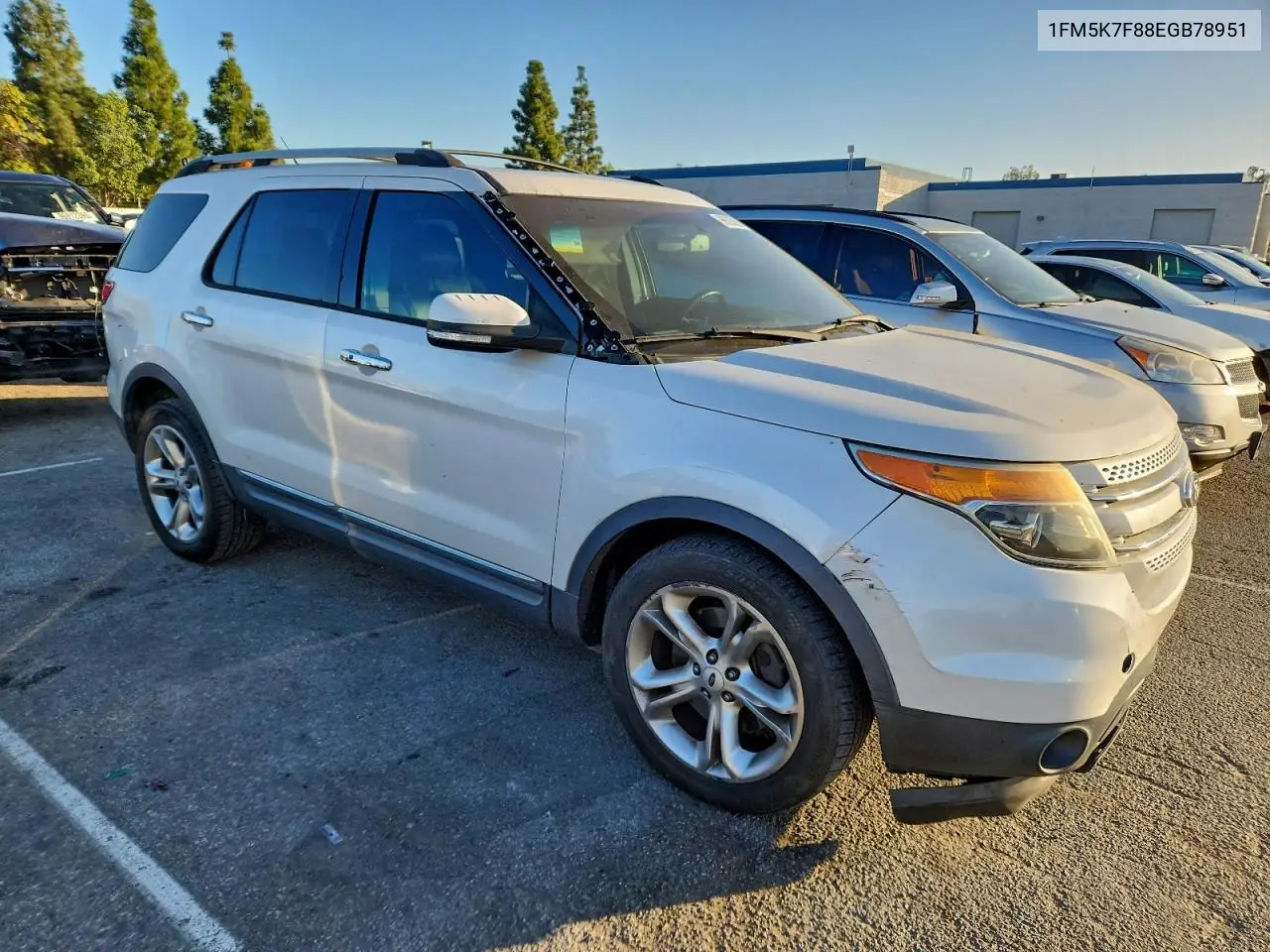 1FM5K7F88EGB78951 2014 Ford Explorer Limited