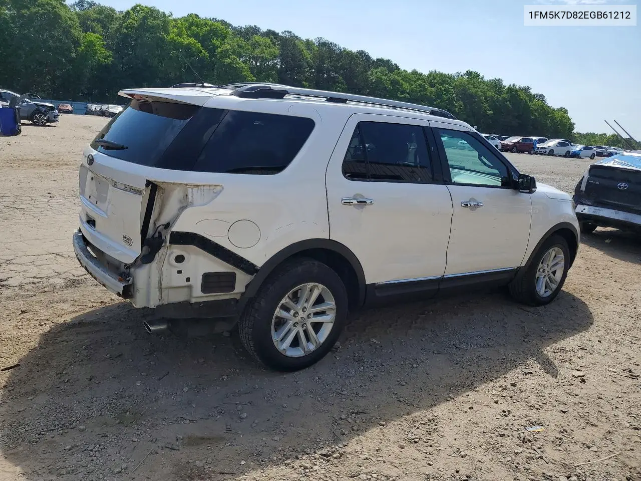 1FM5K7D82EGB61212 2014 Ford Explorer Xlt